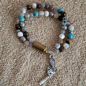 SOLD Bullet bead bracelet (handmade)